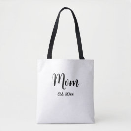 Mom Established Year New Mom Gift Tote トートバッグ