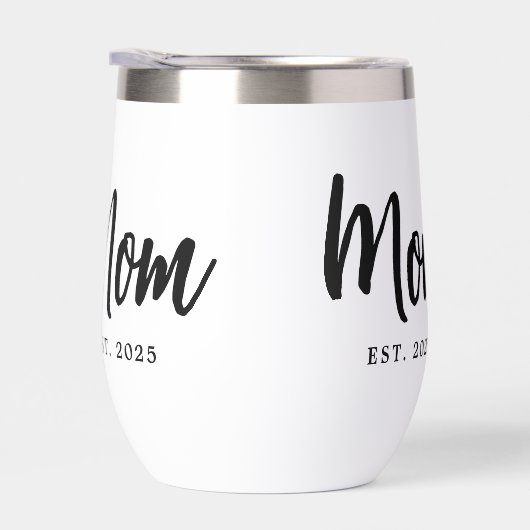 Mom Established Year New Mother Gift (右面)