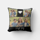 Mom EstablishedScript Black 3 Photo クッション (正面)