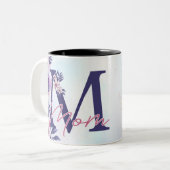 Mom Ever最高の – 昇華マグデザインfor Mom ツートーンマグカップ (正面左)