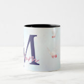 Mom Ever最高の – 昇華マグデザインfor Mom ツートーンマグカップ (中央)