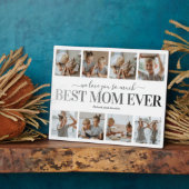 Mom Ever 最高の Childrenの写真 フォトプラーク (側面)