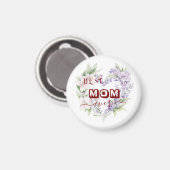 Mom Ever 最高の - Happy Mother's Day Square Magnet マグネット (正面/裏面)