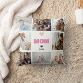 Mom Ever 最高の Photo Collage Keepsake クッション