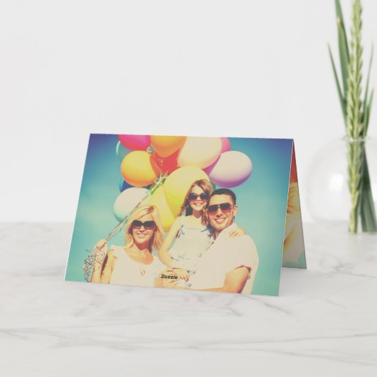 Mom Ever 最高の Pinkのブはっきりしたラシト写真モダン カード (裏面)