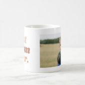 Mom Ever 最高の Pink Boho Photo Coffee Mug コーヒーマグカップ (中央)