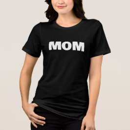 Mom Family Photoshoot Bold Lettered トライブレンドＴシャツ