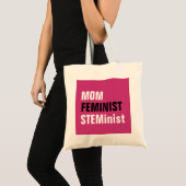 Mom Feminist STEMinsionist Science Women Tech Engi トートバッグ (正面(商品))