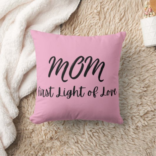 「MOM First Light of Love」引用文 クッション (ブランケット)