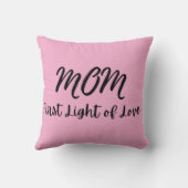 「MOM First Light of Love」引用文 クッション (裏面)