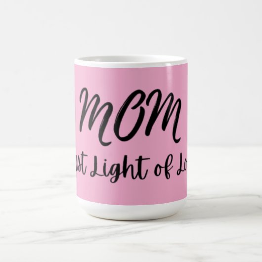 「MOM First Light of Love」引用文 コーヒーマグカップ (中央)