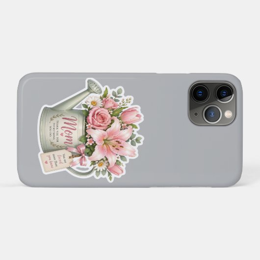 Mom Flower Watering Can Case-Mate iPhoneケース (裏面(横))