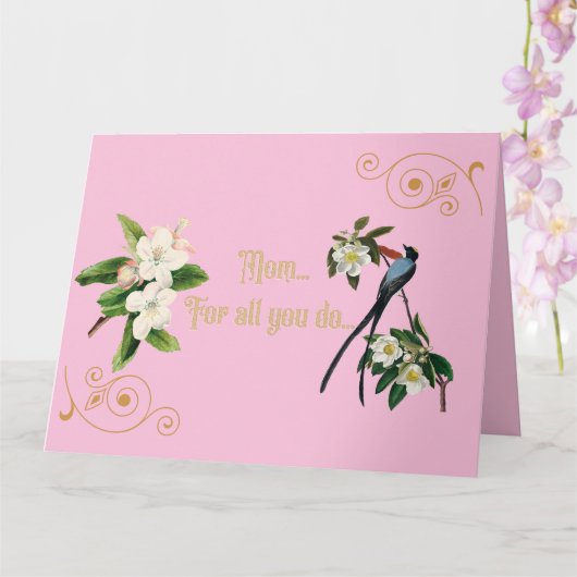 Mom...For all you do... Mother's Day Card カード (蘭)