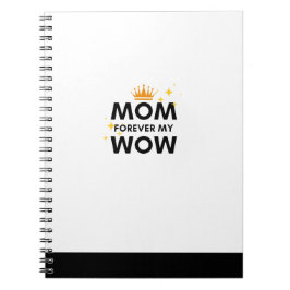 Mom forever my mom, グリーティングカード ノートブック