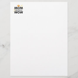 Mom forever my mom, グリーティングカード レターヘッド