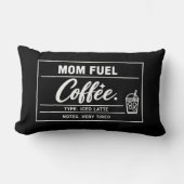 Mom Fuel アイスラテ 母の日 ランバークッション (正面)