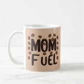 Mom Fuel – 疲れたおもしろいママのためのコーヒーカップ コーヒーマグカップ (左)