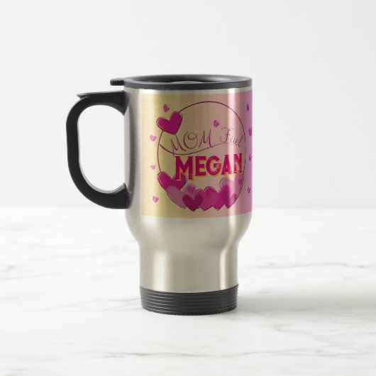 'Mom Fuel coffee " トラベルマグ (左)