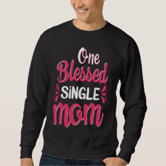 Mom  Fun Quote Sayings Floral Graphic Plus Size  1 スウェットシャツ
