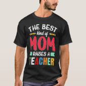 Mom Fun Quote Sayings Floral Graphic Plus Size Tシャツ (正面)