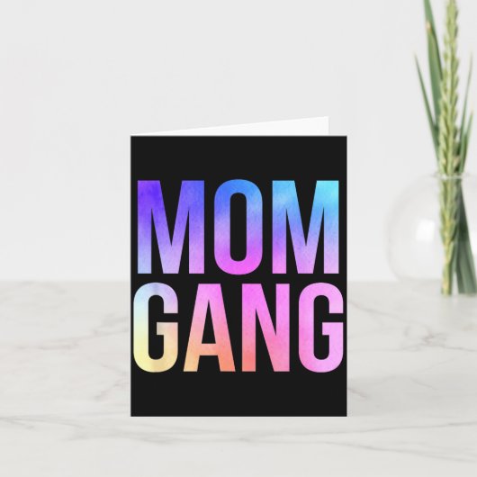 Mom Gang Funny Mom New Mom  カード (正面)