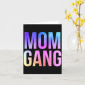 Mom Gang Funny Mom New Mom  カード (黄色い花)
