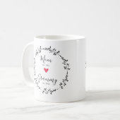 Mom | Grammy 就任記念日 コーヒーマグカップ (正面左)