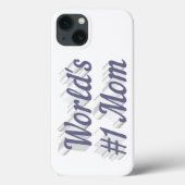 Mom gray text iPhone カー Case-Mate iPhoneケース (裏面)