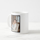 Mom Greatest Blessing Heartfelt Easy Custom Photo  コーヒーマグカップ (正面左)