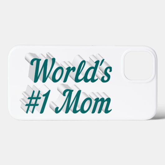 Mom green text  iPhone case Case-Mate iPhoneケース (裏面 (横))
