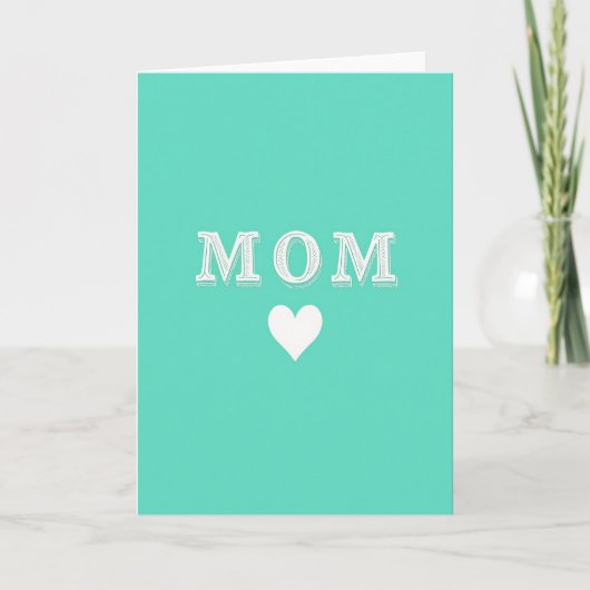Mom Heart Love Card カード (正面)