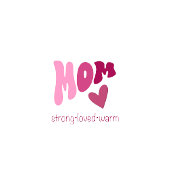 Mom  heart tote bag トートバッグ