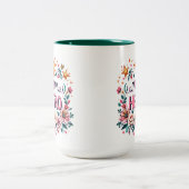 Mom Hero ツートーンマグカップ (中央)