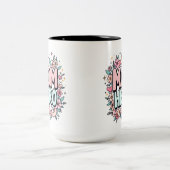 Mom Hero ツートーンマグカップ (中央)