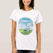MOM Hole In One Boy Golf Par-Tee 1st Birthday Tシャツ (正面)