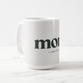 Mom I love you  コーヒーマグカップ (正面左)