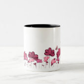 MOM I LOVE YOU 엄마 사랑해요 （韓国語） ツートーンマグカップ (中央)