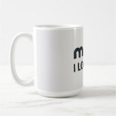 Mom I love you -2 コーヒーマグカップ (左)