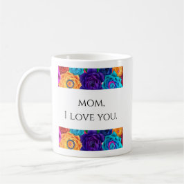 Mom I Love You - Trendy Mother's Day Coffee Cup コーヒーマグカップ