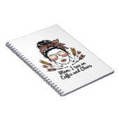 Mom I Run On Coffee And Chaos ノートブック (右側)