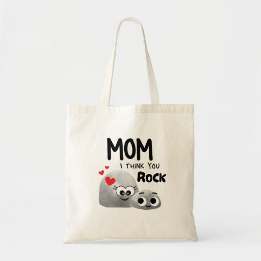 Mom i think you are rock  トートバッグ (正面)