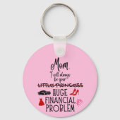 Mom, I Will Always Be Your Huge Financial Problem キーホルダー (裏面)
