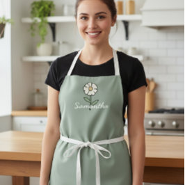 Mom in Bloom Personalized Apron - Baby Shower  エプロン
