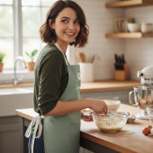 Mom in Bloom Personalized Apron - Baby Shower  エプロン
