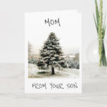 MOM IS BEST GIFT EVER "WINTER WONDERLAND TREE" シーズンカード<br><div class="desc">THIS **WINTER WONDERLAND TREE** WILL  PUT A HUGE SMILE ON YOUR MOM'S FACE.  MERRY CHRISTMAS</div>