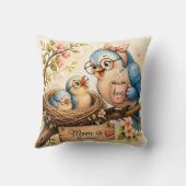 Mom Is Home Throw Pillow   クッション (裏面)