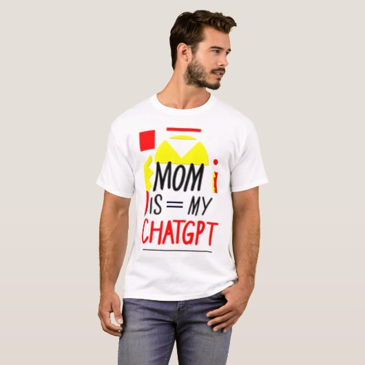 MOM IS = MY CHATGPT Tシャツ (正面フル)