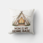 Mom Is My Home Base クッション (正面)