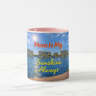Mom Is My Sunshine Always Mug | Bright Colorful Mo マグカップ