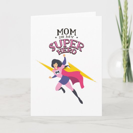 Mom is my superhero カード (正面)